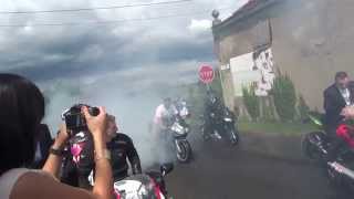 Ślub na motocyklach Mateusz i Beata Legnica