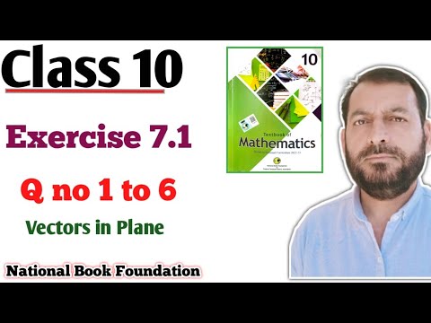 Class 10 Exercise 7.1 NBF Maths FBISE Ex 7.1 Class 10th Vector concept  Sir Nadeem Munawar 
