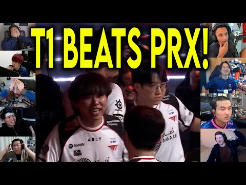 Valorant Streamers Reacts To T1 iZu Insane 1v2 CLUTCH To Beat PRX In VCT