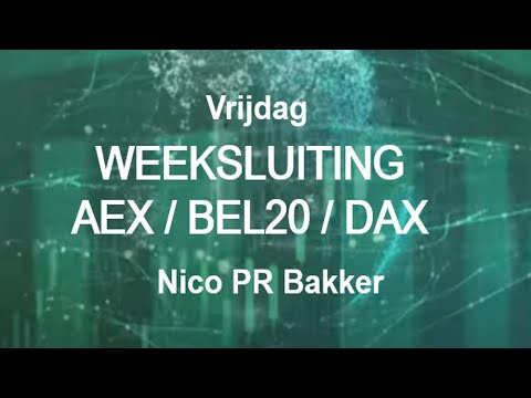 AEX, BEL20 en DAX weekcharts – 18feb22