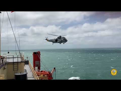 Video: Dos Sea King anavizan en el Irizar