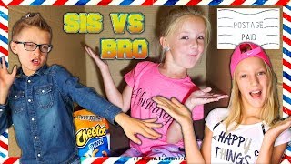I Mailed Myself to Karina and Ronald From Sis vs Bro! *IT WORKED* Human Mail Challenge!! (Skit)
