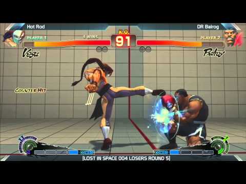 SSF4: Hot Rod vs DR Balrog - LOST IN SPACE 004