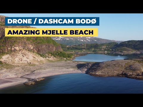 AMAZING beaches and landscapes in Norway - Mjelle outside Bodø - May 2024 - Drone 4K
