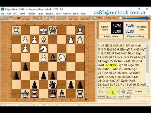 Garry kasparov and  kagan naum 1978 minsk 0 1   a560