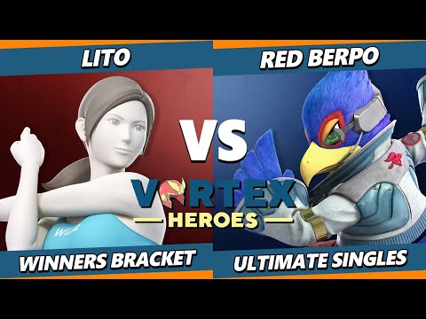 Vortex Heroes - Lito (Wii Fit Trainer, Min Min) Vs. red berpo (Falco) SSBU Ultimate Tournament