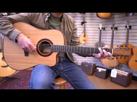 James Claseman (Savage, MN) Handcrafted Lutz Spruce/Curly Walnut Cutaway Dreadnought Acoustic Guitar #7 2023 w/Padded Gig Bag image 11