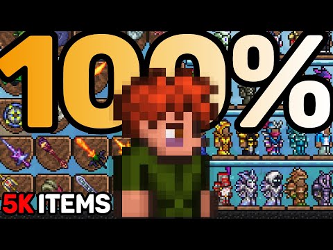 I 100%'d Terraria Journey Mode, it was Exhausting...