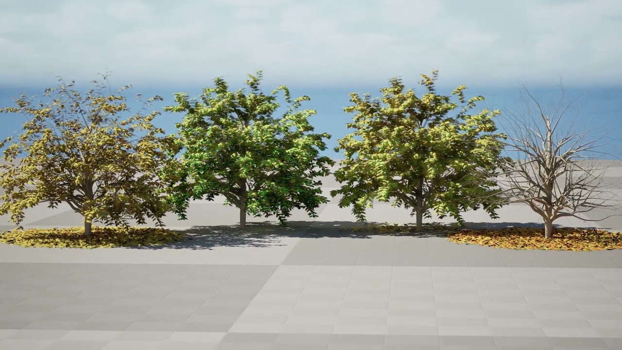 Pohon Segala Musim Model 3D