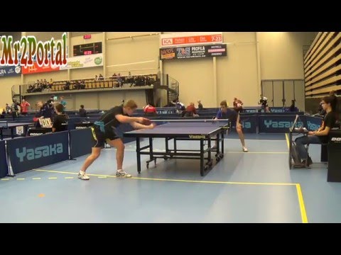 Table Tennis Safir Open 2016 - Hampus Soderlund Vs Matteo Mutti -