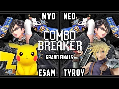 Combo Breaker 2018 Smash 4 - PG | ESAM & PG | MVD Vs. Ned & tyroy -  Wii U Doubles Grand Finals