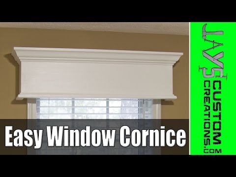 image-How to make a window cornice?How to make a window cornice?
