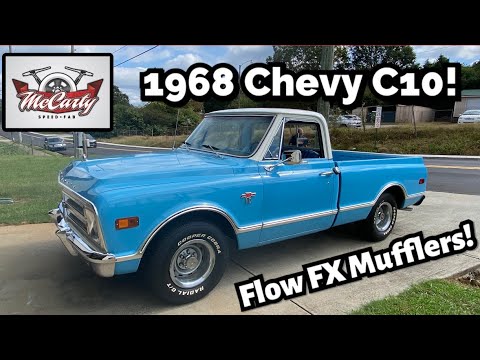 1968 CHEVY C10! Flowmaster FlowFX mufflers!