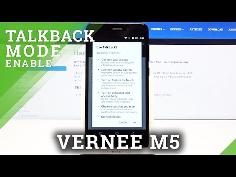 How to Enable/Disable Talkback in VERNEE M5 – Voice Assistant Feature
