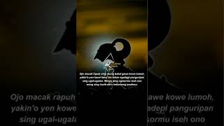 Download lagu nek ngaku wong jowo ki ojo ringkih, (klo ngaku orang jawa jangan lemah) kudu bakoh balung jiwone mp3