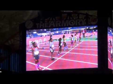 Fastest Kid On The Block Girls 55M Dash - 2013 Millrose Games  - Stephanie Weiner