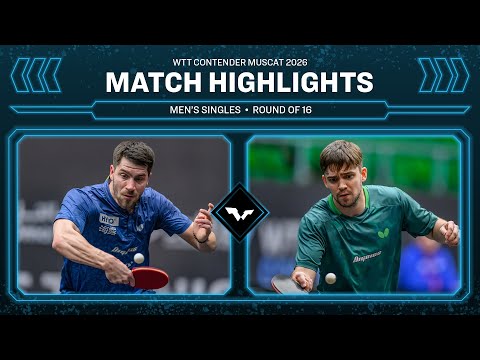 Patrick Franziska vs Kirill Gerassimenko | MS R16 | WTT Contender Muscat 2026