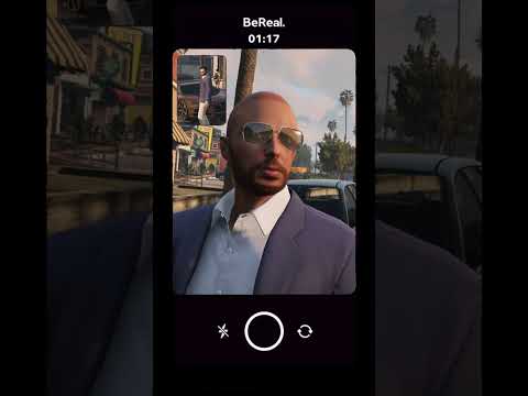 THE TATE BROTHERS JOIN THE BEREAL TREND! #bereal #andrewtate #gta #shorts