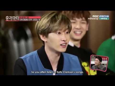 [ENG SUB] 150409 Bachelor Party - How to grab girl's attention by Eunhyuk