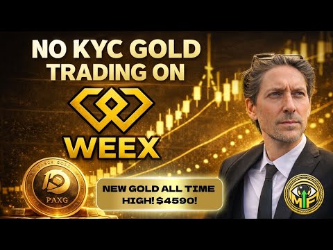 The Best No-KYC Exchange for 2026? GOLD TRADING on WEEX!
