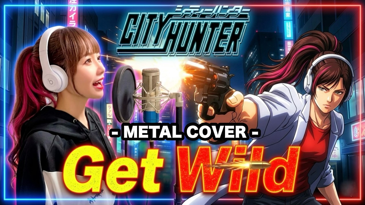 Get Wild - METAL COVER / TM NETWORK【CITY HUNTER / English Subtitles】Cover by ひろみちゃんねる