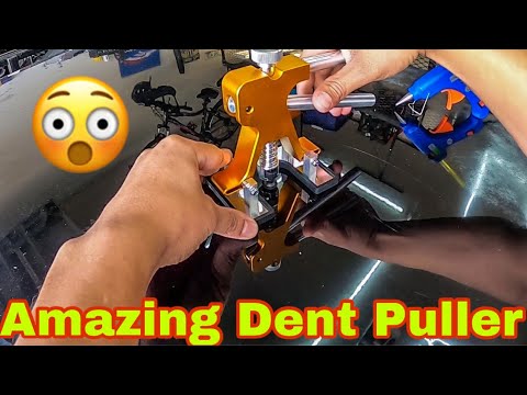 How To Repair A Dent Using Amazon PDR Kit. Remove Car...