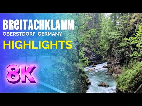 Breitachklamm in Stunning 8K – One of Germany’s Most Dramatic Gorge | Allgäu Virtual Tour