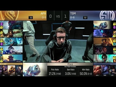 TSM vs APX Game 2 - NA LCS Summer 2016 W2D2 -Team SoloMid vs Apex
