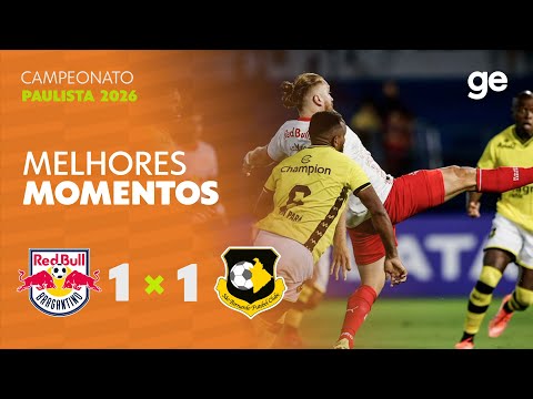 BRAGANTINO 1 X 1 SÃO BERNARDO | MELHORES MOMENTOS | 6ª RODADA PAULISTA 2026 | ge.globo