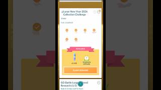 Completing the Lunar New Year collection challenge in Pokemon Go