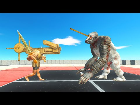 GIANT MAN BALLIST VS EVERY UNIT ON GLADIATORS ARENA | ANIMAL REVOLT BATTLE SIMULATOR