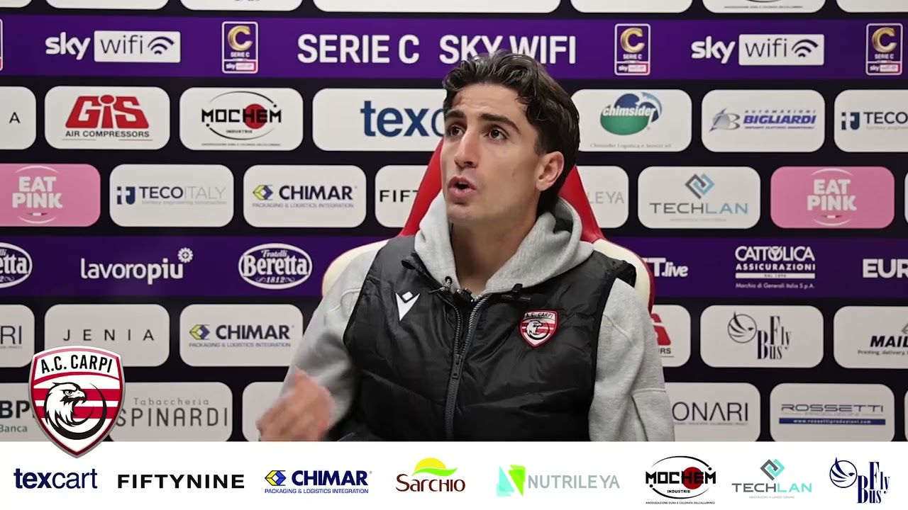 IL CENTROCAMPISTA DEL CARPI, MATTEO FIGOLI: ‘VOLEVAMO VINCERLA MA CI PRENDIAMO IL PUNTO’