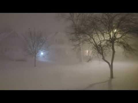 Blizzard in Buffalo, Ny. 12/23/22. 1:45am. House shaking for hours. Non stop 75mph winds.
