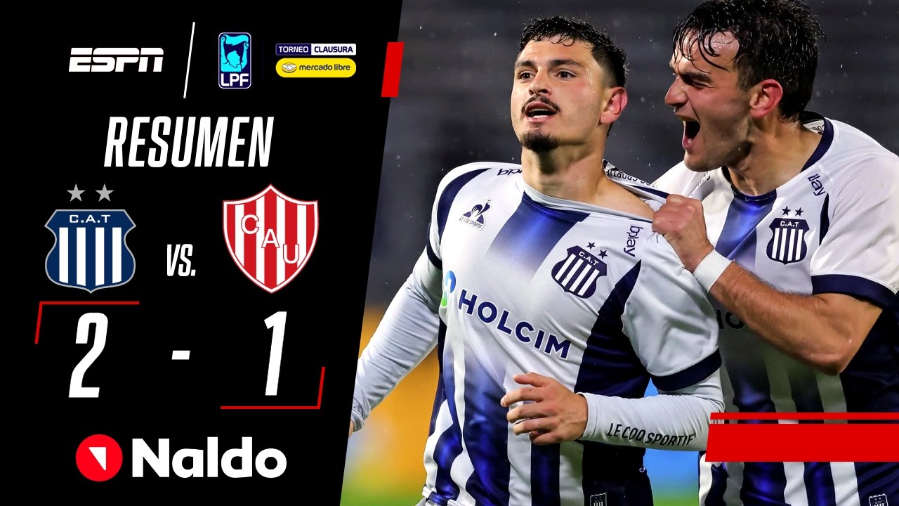 LA T VOLVIÓ A SONREÍR EN CASA, EN LA PRIMERA VICTORIA DE DE FELIPPE | Talleres 2-1 Unión | RESUMEN