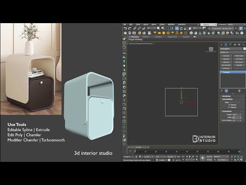 3ds Max Side Table Modeling | Beginner to Pro Tutorial