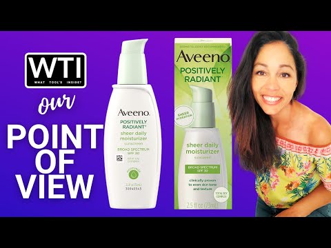 Aveeno Positively Radiant Sheer Lotions - WTI product video review