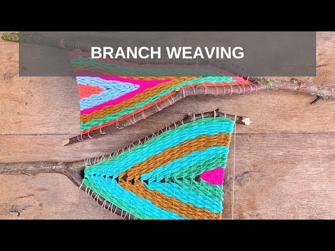 image-How do you make a nature weave?
