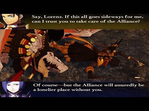 Fire Emblem Warriors: Three Hopes - Golden Deer & Edelgard vs Claude Unique Dialogue At Ailell