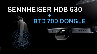 Video thumbnail for How to Stream Hi-Res Audio with the Sennheiser HDB 630 and the BTD 700 dongle by Sennheiser