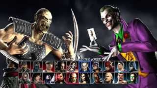 Mortal Kombat vs DC Universe - 2-player gameplay (
