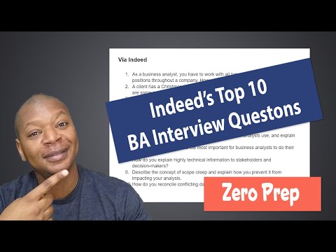 Real Answers to Indeed's Top 10 Business Analysis Interview Questions
