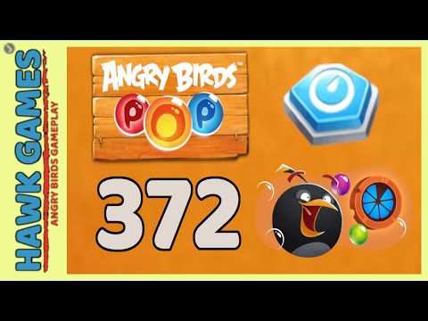 Angry Birds Stella POP Bubble Shooter Level 372 - Walkthrough, No Boosters