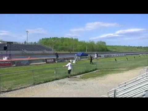 NED 5-5-10 Hood flies off at end of run