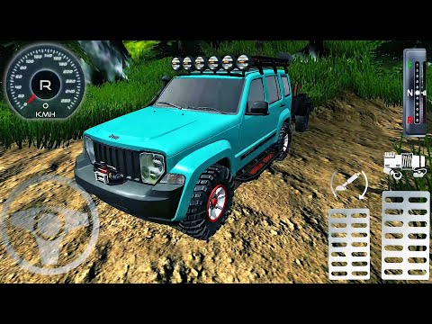Real 4x4 SUV Jeep Hill Drive - Wheels in Mud Off-Road Driving Simulator - Android GamePlay
