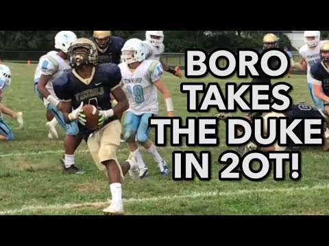 Freehold Boro 27 Freehold Township 21 (2OT) | Week One Highlights | Sha'Kim Shuler 3 TDs