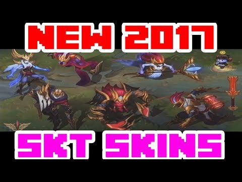 NEW SKT T1 WORLDS SKINS 2017 | League of Legends | SKT Ekko, Syndra, Olaf, Jhin, Nami, and Zac