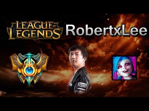 RobertxLee - Jinx/Zilean vs Lucian/Thresh - ADC - Challenger S4 | 26