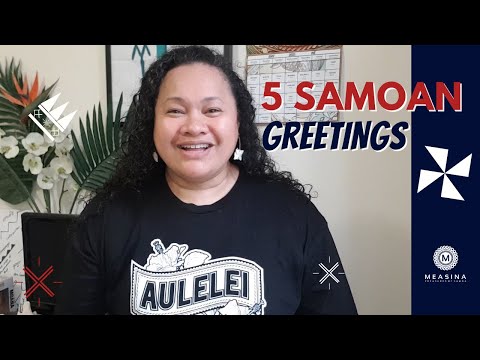 LEARN SAMOAN: 5 SAMOAN GREETINGS