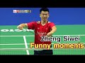 Zheng Siwei 郑思维 too funny or too serious??? | Badminton funny moments