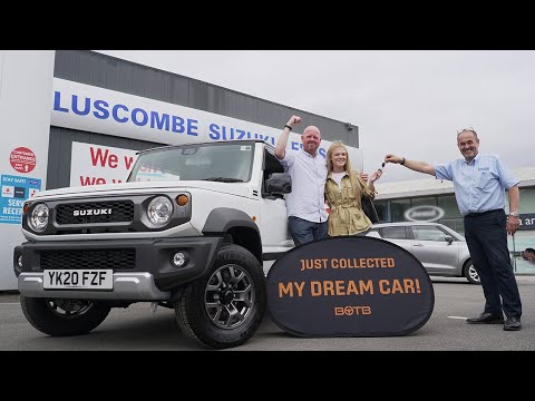BOTB Winner Paul Greenwood collects his Suzuki Jimny!